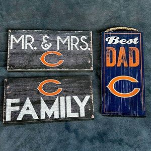 Chicago bears wall decor & ornament